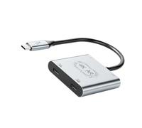 KAHDGSS Convertisseur de USB C en Alliage d ' Aluminium, pour Affichage de Lunettes, Vitesse Rapide, Transmission de données 5Gbps, Adaptateur Rapide