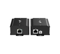 KAHDGSS Convertisseur industriel 48 V à 24 V 3 A Gigabit Power Over Ethernet pour caméra de sécurité Répartiteur 48 V à 24 V 3 A Sortie Gigabit Poe Splitter