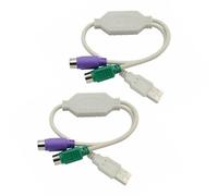 KAHDGSS Convertisseurs D'adaptateur USB 2X pour Les Claviers Et Le Câble À USB pour Les Interfaces Interfaces Cable Splitter