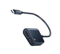 KAHDGSS Convertisseurs USB C vers HDTV avec port de charge 100 WPD 4K 60 Hz adaptateurs pour téléphone 16 15 Pad projecteurs USB C vers dongle pour bureau/jeux