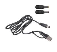 KAHDGSS Cordon d ' Alimentation de Sortie 12V, entrée USB C avec Plusieurs Embouts d ' Adaptateur pour Divers appareils électroniques, Haut-parleurs, Ventilateurs, routeurs