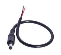 KAHDGSS Cordon d'alimentation De Connexion Sécurisée De 5 5x2 1 Mm avec Verrouillage Rotatif pour Les Bandes Routes LED Et Plus 30 Cm Chargement Antidrop