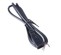 KAHDGSS Cordon d'alimentation D'extension De Câble Cochon Pigdail Fil À Queue Filet USB À 4pin Bared Open End Connector Line Data
