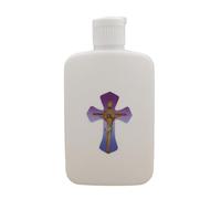 KAHDGSS Crimes Crosses Modèle Bouteille De l'eau Holy Décoration Refipillable Conteneur Partage Fournitures Revantilles Revilable Conteneur
