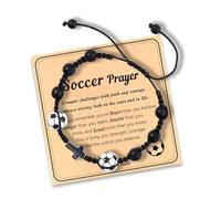KAHDGSS De Crucifix En Bois Masculin Styles Sport À La Main Perles En Bois Naturel Cordon Bijoux Athlétique Décontracté Gift Natural Wood Accessoire Fitness Masculin