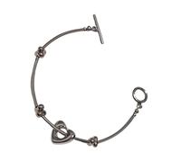 KAHDGSS Élégant en Forme De Cœur Perlé Réglable pour Femmes Et Filles Chaîne Alliage avec Bijoux Résine Vibrante Parfait pour Amie