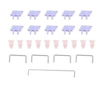 KAHDGSS Ensemble de stabilisateurs montés sur plaque pour clavier mécanique, stabilisateurs satellites 6.25U 2U fil d'acier pour une meilleure précision