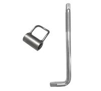 KAHDGSS Ensemble d'outils de retrait de robinet compact avec poignée incurvée en acier pour tuyaux étroits de cuisine et de salle de bain