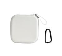 KAHDGSS Étui de transport en cuir PU - Sac à bandoulière portable - Boîte de rangement, blanc
