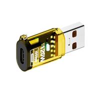 KAHDGSS Extension USB-A avec des Indicateurs Adaptateur De Coquille Transparent Éclair