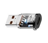 KAHDGSS Extension USB-A avec des Indicateurs Adaptateur De Coquille Transparent Éclair