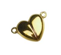KAHDGSS Forme De Coeur en Acier Inoxydable Bijoux Bijoux Fixation Sécurisée pour Les Chaînes Collier Création Et Réparation des Bracelets Magnétiques Connecteurs
