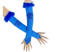 KAHDGSS Gants sans doigts de fête des années 1920 pour femmes, manches de bras longues pour diverses occasions, habillage de thé, gants sans doigts