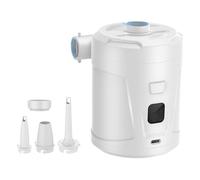 KAHDGSS Gonflage multifonctionnel avec 4 accessoires avec charge rapide pour pneus de voiture, flottaison de piscine, stockage domestique et voyage léger