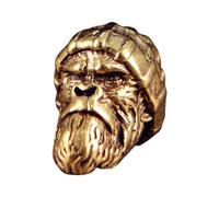 KAHDGSS Handmade Brass Gorillas Pendant with Woolen Hat Keychain Accessories Jewelry Making Component for Fashion Enthusiasts Fashionable Brass Key Holder