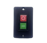 KAHDGSS Interrupteurs À Bouton-Poussoir Étanches 250V/16a Commande Moteur avec Fonction Verrouillage Automatique Interrupteurs Démarrage D'arrêt Marche/arrêt pour Trancheuses