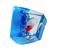 KAHDGSS Keycap de Poisson en résine Fait à la Main avec Effet de rétroéclairage pour la Personnalisation des claviers mécaniques en Option 4 Couleurs Keycap en colophane