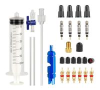 KAHDGSS Kit de réparation de pneus de vélo de route, sans chambre à air, outil d'injection de liquide, huile minérale, outil de réparation facile à utiliser