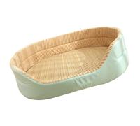 KAHDGSS Lit chaud et câlin pour animal domestique et voyage Design demi-fermé Repos antidérapant Lavable en machine Lit pour animaux de compagnie de grandes races
