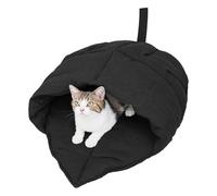KAHDGSS Lit Grotte pour Chats en Forme De Feuilles Lavable Machine Nid Repos Doux Couchage Intérieur Et Petit Abri Animaux Compagnie Grotte Forme Feuilles