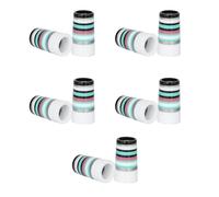 KAHDGSS Lot de 10 viroles de club de golf en fer pour tiges coniques et parallèles de 0,9 cm et 1,9 cm