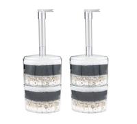 KAHDGSS Lot De 2 Biofiltres Filtrants pour Aquarium pour Eau Douce Et Eau Salée Cartouche en Coton Filtre Éponge Biochimique
