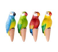 KAHDGSS Lot de 4 pics d'arrosage en terre cuite pour plantes d'intérieur - Systèmes d'irrigation automatiques - Piquets d'arrosage poreux en terre cuite