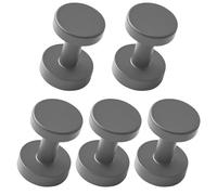 KAHDGSS Lot de 5 crochets de porte à suspendre à un petit crochet décoratif pour salle de bain et douche avec vis incluses