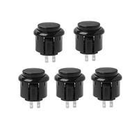 KAHDGSS Lot de 5 petits interrupteurs ronds intégrés pour Jamma Mame 24 mm
