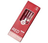 KAHDGSS Lot de 5 stylos à encre gel rétractables à séchage rapide, pointe de 0,5 mm pour écrire, prendre des notes, journal, fournitures scolaires, examen d'étudiant