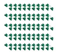 KAHDGSS Lot de 50 clips de serrage pratiques pour serre, outils de rechange, adaptateur, assemblage de cartes de stratification de jardin, clips pour film et filet
