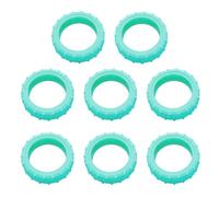 KAHDGSS Lot de 8 housses de protection de roue pour bagages, Vert, One Size
