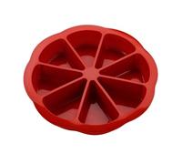 KAHDGSS Machine à desserts innovante en Silicone, cuisson de gâteaux antiadhésifs avec 8 triangles, moule à gâteau antiadhésif