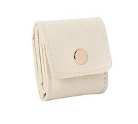 KAHDGSS Mallette de rangement pour bijoux de voyage 4 emplacements individuels Design compact pliable pour boucles d'oreilles, bagues, colliers, bijoux