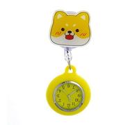KAHDGSS Mesure essentielle infirmière médicale bureau rétractable Rapport Surveillance Pin Infirmerie pour hôpital Utilisation Quarts de nuit, Petit chien jaune