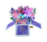 KAHDGSS Musical Birthday Greeting Card with LED Lights and Elegant Tabletop Display Box for Special Event Handcrafted Design Birthday Card with Sound & Light