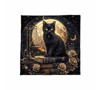 KAHDGSS Nappe carrée en Tissu de Tarot, Tapis de Jeu de société, Oracle Astrologique, Couverture de Carte, Tapis de Divination, Couverture de Divination