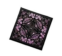 KAHDGSS Nappe de divinations et de tarots en forme d'étoile et de fleurs, nappe, tapisserie, astrologie, sorcellerie, décoration murale