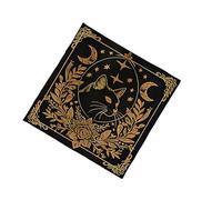 KAHDGSS Nappe de divinations et de tarots en forme d'étoile et de fleurs, nappe, tapisserie, astrologie, sorcellerie, décoration murale