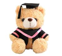 KAHDGSS Ours De Diplôme en Peluche 23 Cm avec Remplissage en Coton PP Doux Docteur Doux pour Le Confort Et La Célébration du Docteur