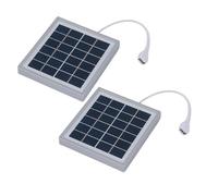 KAHDGSS Pack DE 2 Modules Solaires Easy Carry 5W Charges USB Petites De Silicium Monocristallin pour Le Module USB Camping Randonnée en Plein Air pour L'activité en Plein Air