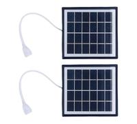 KAHDGSS Pack DE 2 Modules Solaires Easy Carry 5W Charges USB Petites De Silicium Monocristallin pour Le Module USB Camping Randonnée en Plein Air pour L'activité en Plein Air