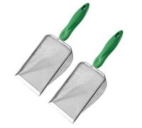 KAHDGSS Pelle à litière pour chats - Pelle à tamis fin - Pelle à petit trou - Pelle à saleté - Maille robuste - Tamis de terreau de jardin