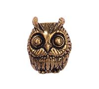 KAHDGSS Pendentif en laiton avec hibou lions offrant à la fois des fonctions décoratives et pratiques - Convient pour offrir un porte-bonheur, taille unique, Comme décrit, Comme décrit.