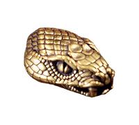 KAHDGSS Pendentif unique en forme de tête de serpent en métal pour paracorde et autres amateurs de fabrication de bijoux tressés, taille unique, Comme décrit, Comme décrit.
