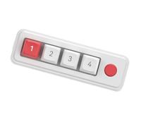 KAHDGSS Petit clavier mécanique 4 touches pour jeux et bureau avec éclairage couleur personnalisable double port USB C