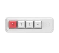 KAHDGSS Petit clavier mécanique 4 touches pour jeux et bureau avec éclairage couleur personnalisable double port USB C