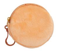 KAHDGSS Petit porte-monnaie coloré rond porte-monnaie porte-clés accessoire sac peluche pendentif porte-clés décoration, kaki