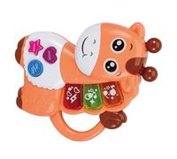 KAHDGSS Piano électronique interactif pour enfants avec reconnaissance sonore animale pour les tout-petits éducatifs précoces parents enfants liaison dessin animé girafe jouet d'apprentissage musical
