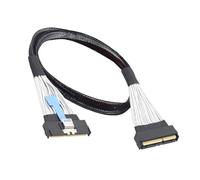 KAHDGSS Plastic SASs MCIO5.0 124P 16X Data Extension Cable for High Performances Server Systems Shieldeds Sass Data Cable